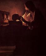 Georges de La Tour Bubende Maria Magdalena painting